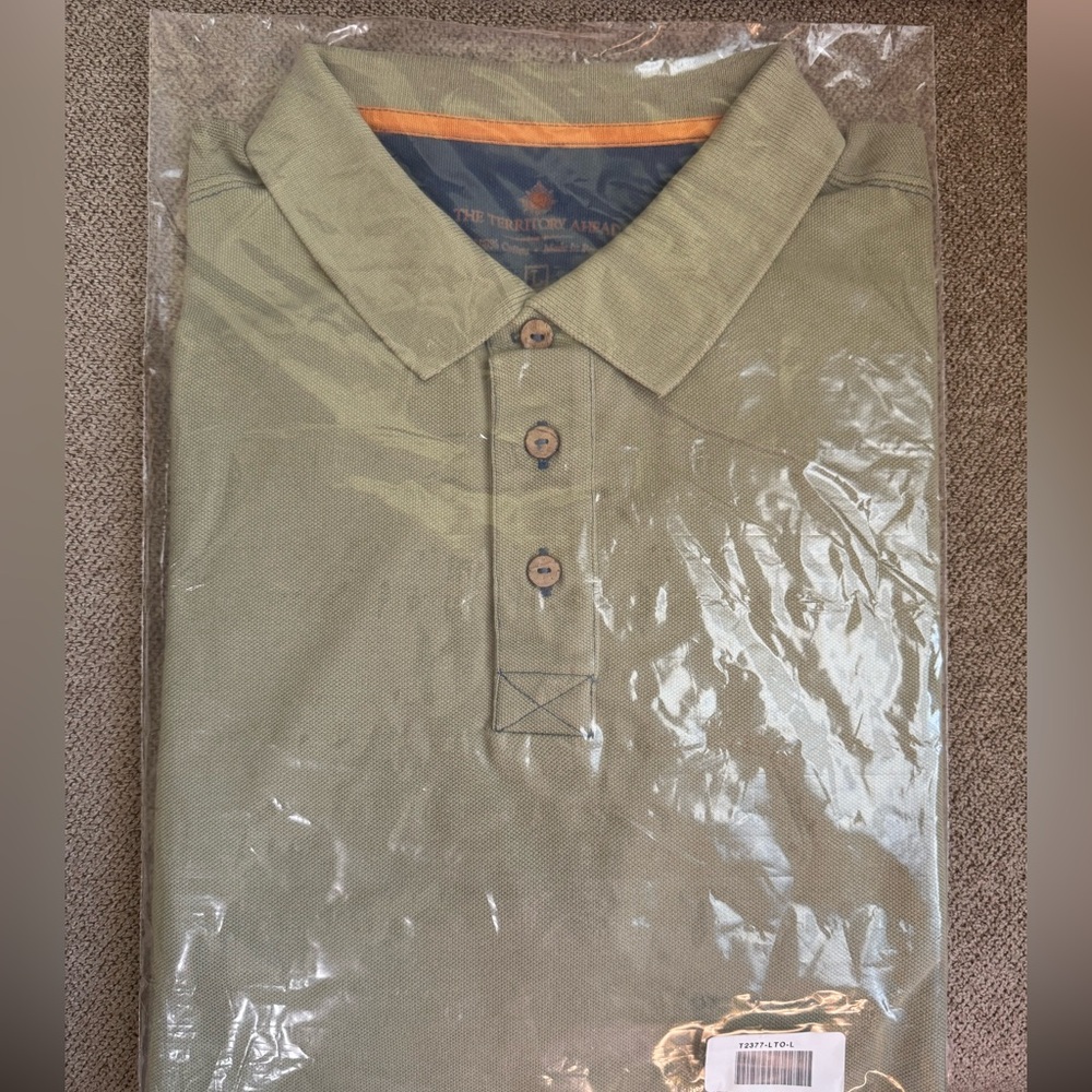 The Territory Ahead Green Polo Shirt Classic Style